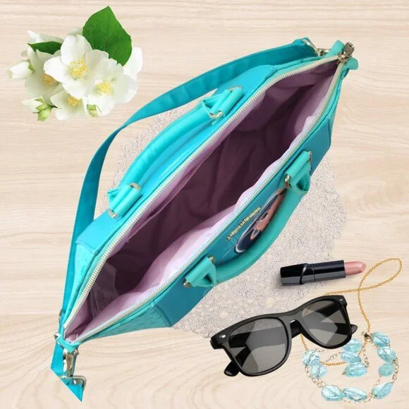 Princess Jasmine Disney Loungefly Crossbody Bag (Teal and Gold) - Picture 5 of 5